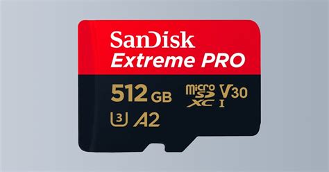 fastest micro sd card 512gb